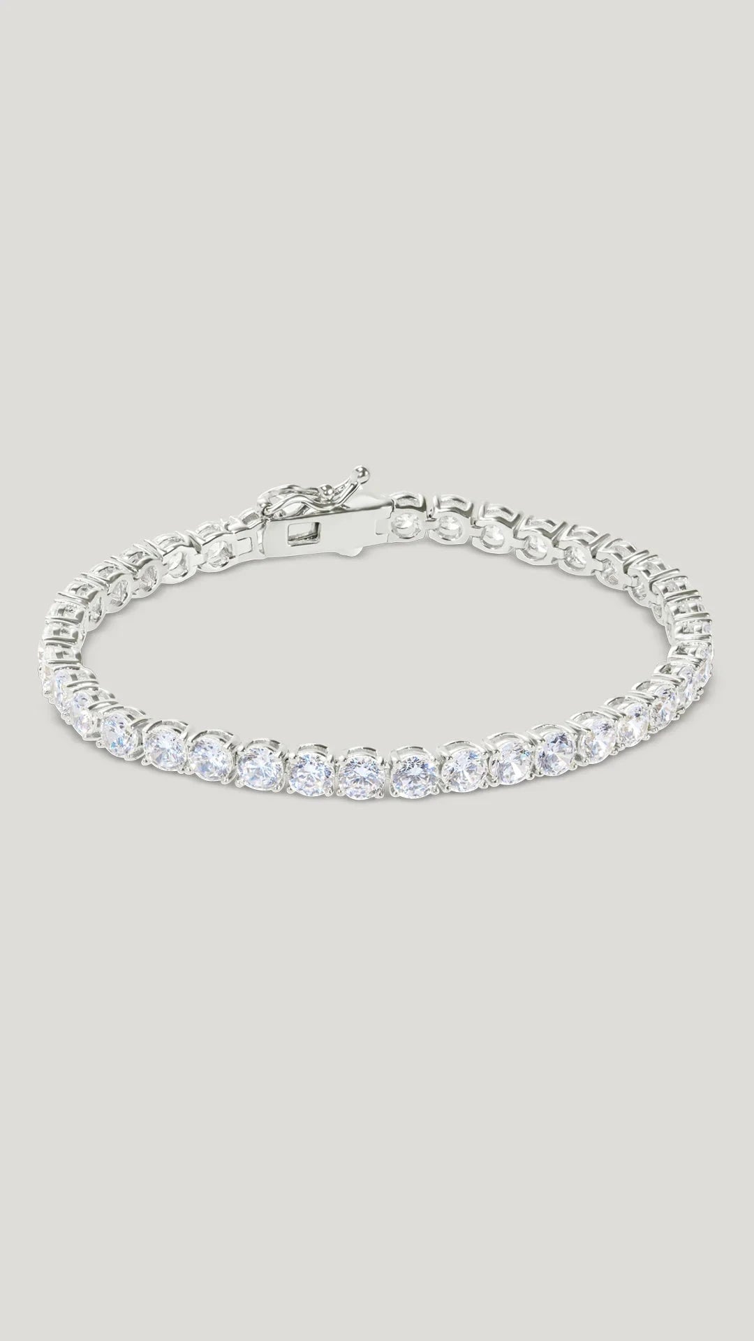 5mm Tennis Bracelet Silver - ARTSY SILVER