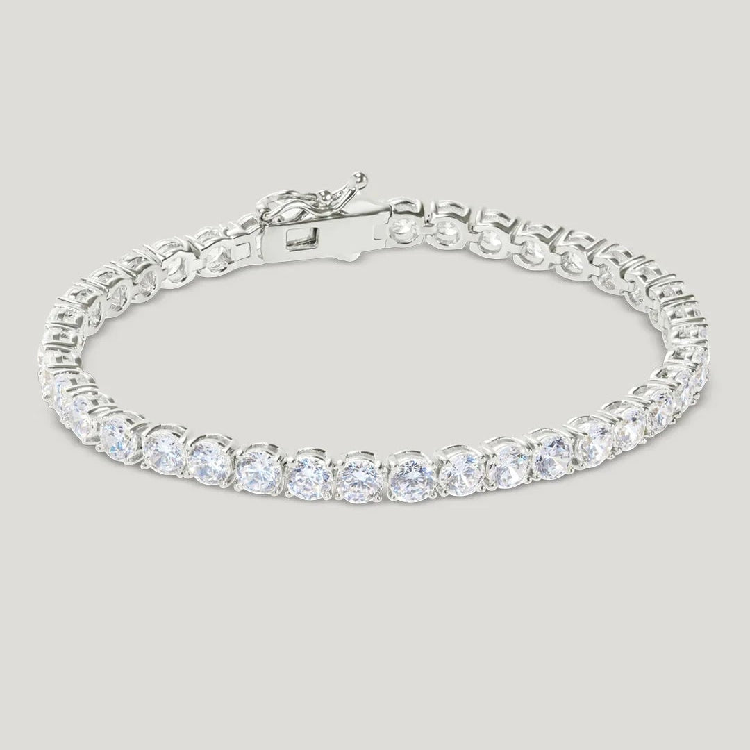 5mm Tennis Bracelet Silver - ARTSY SILVER