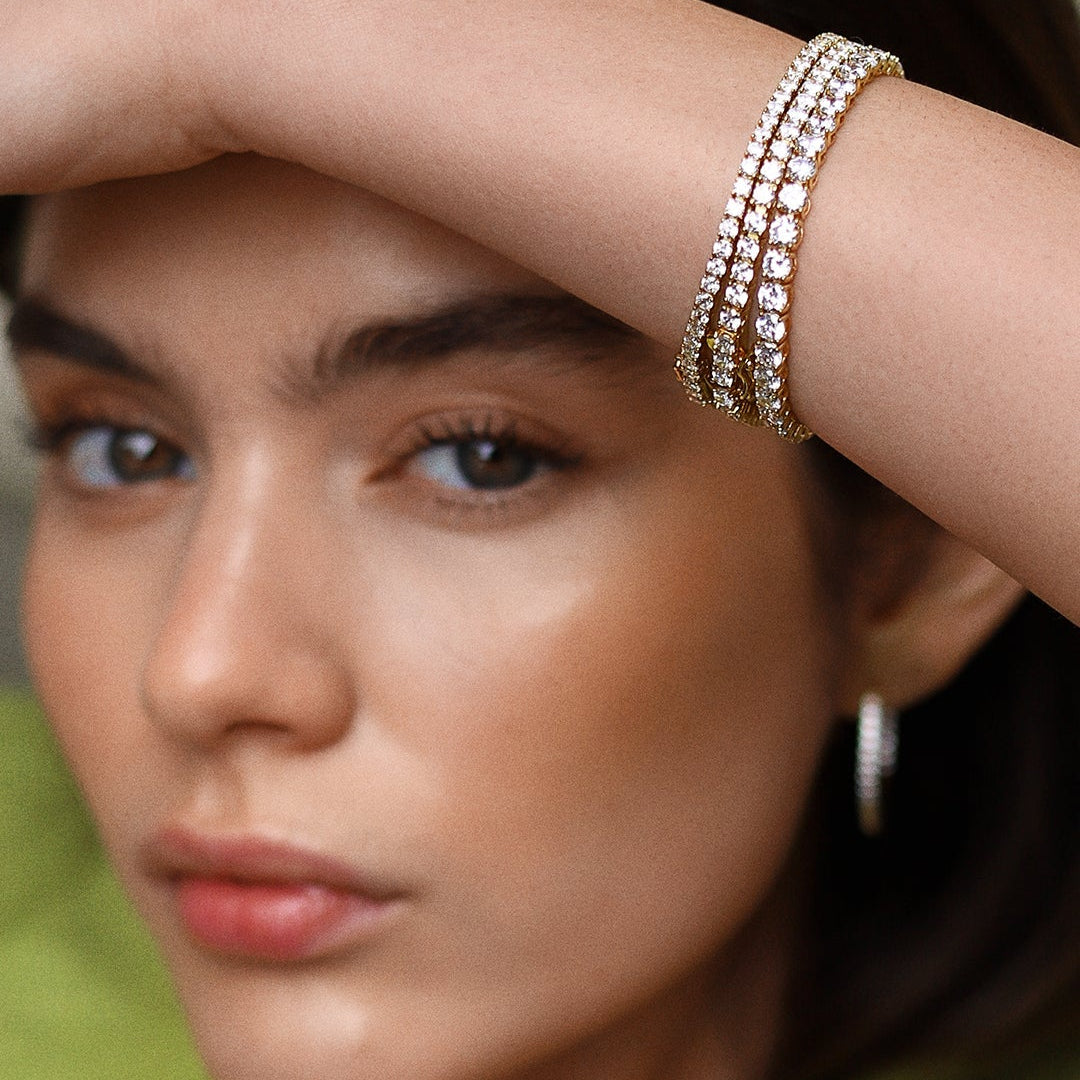 5mm Tennis Bracelet Silver - ARTSY SILVER