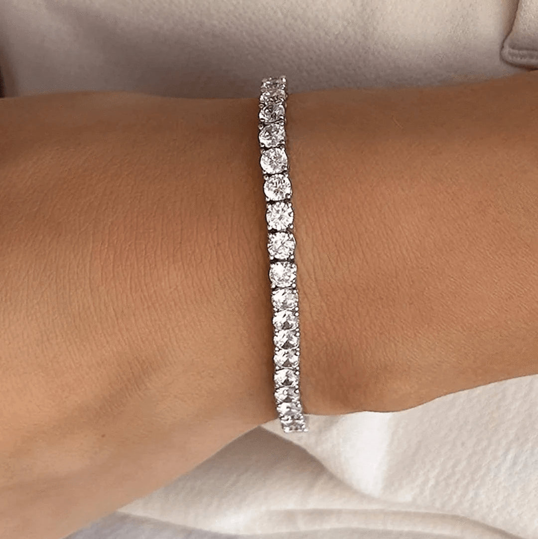 5mm Tennis Bracelet Silver - ARTSY SILVER