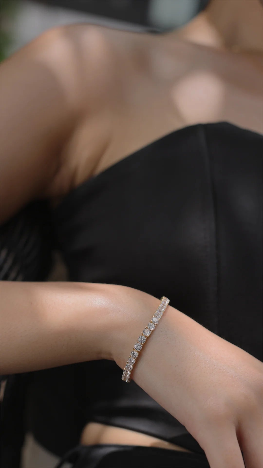 5mm Tennis Bracelet Silver - ARTSY SILVER