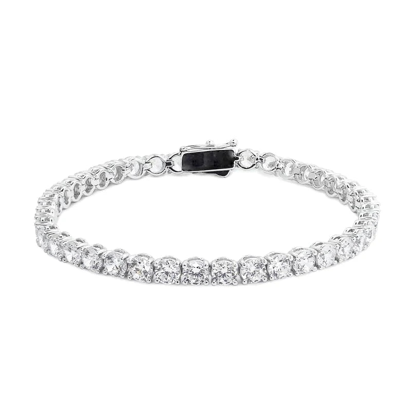 5mm Tennis Bracelet Silver - ARTSY SILVER