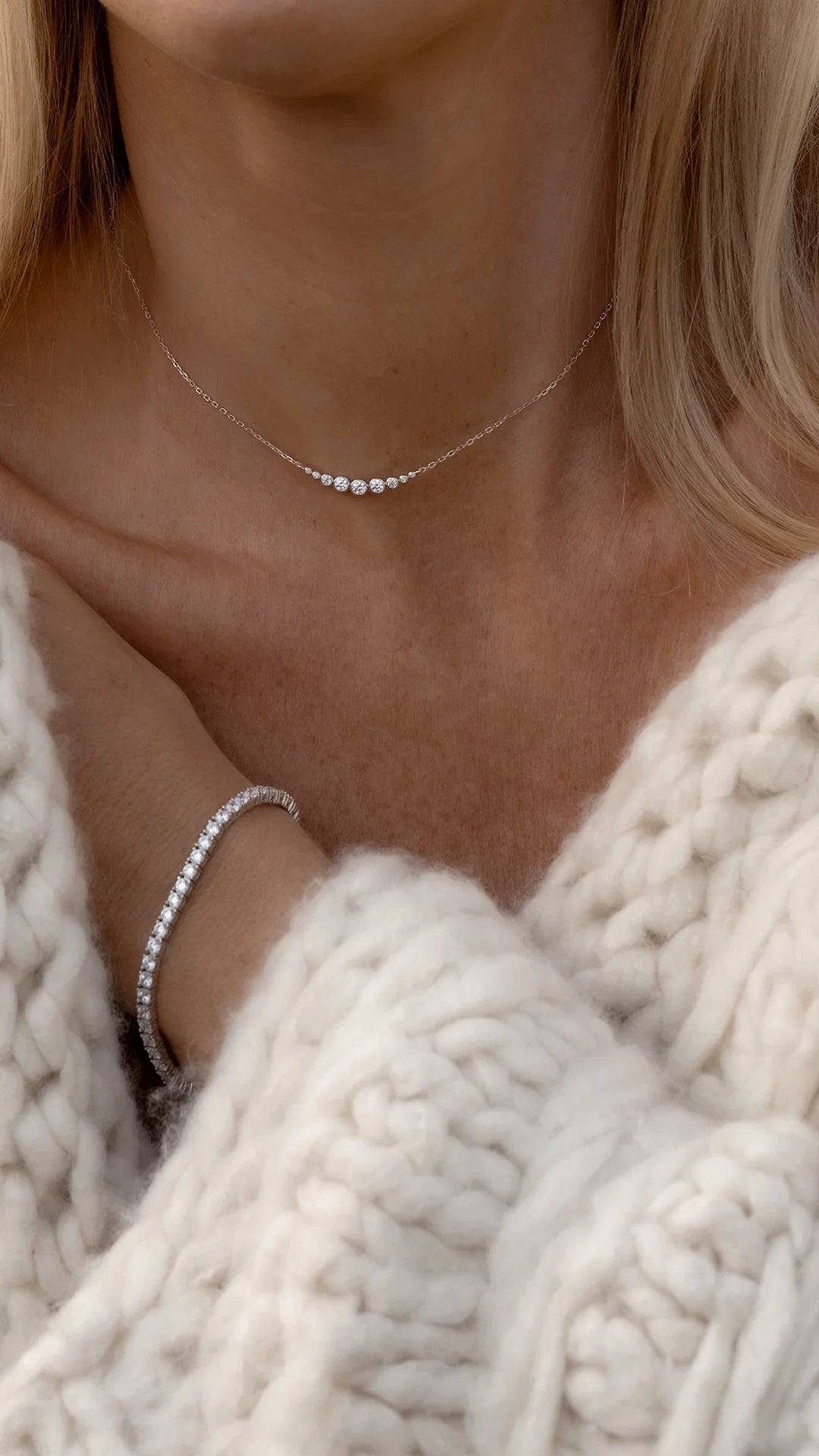 3mm Tennis Bracelet Silver - ARTSY SILVER