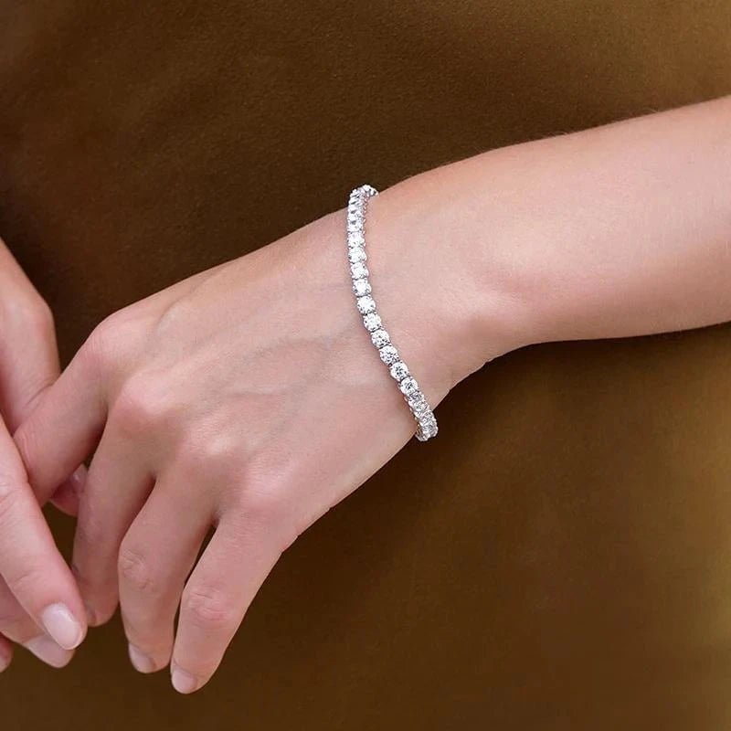 5mm Tennis Bracelet Silver - ARTSY SILVER