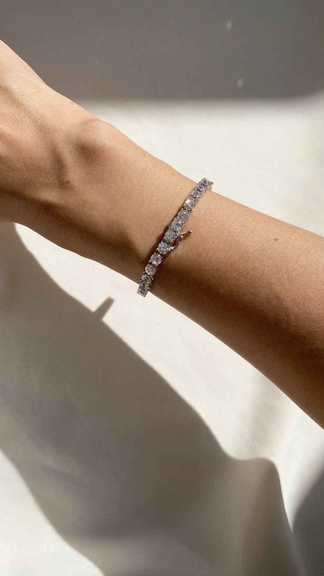 5mm Tennis Bracelet Silver - ARTSY SILVER
