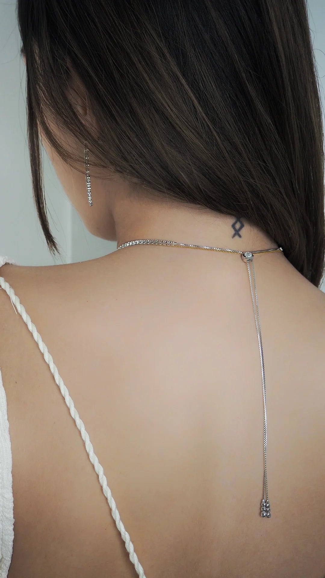 Tennis Choker 3mm - ARTSY SILVER