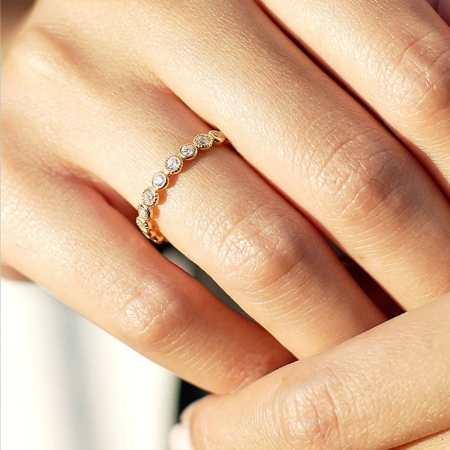 Tennis Ring - ARTSY SILVER