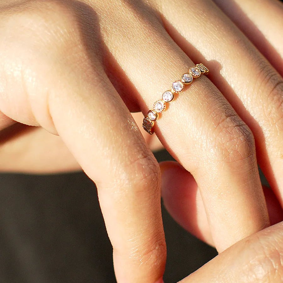 Tennis Ring - ARTSY SILVER