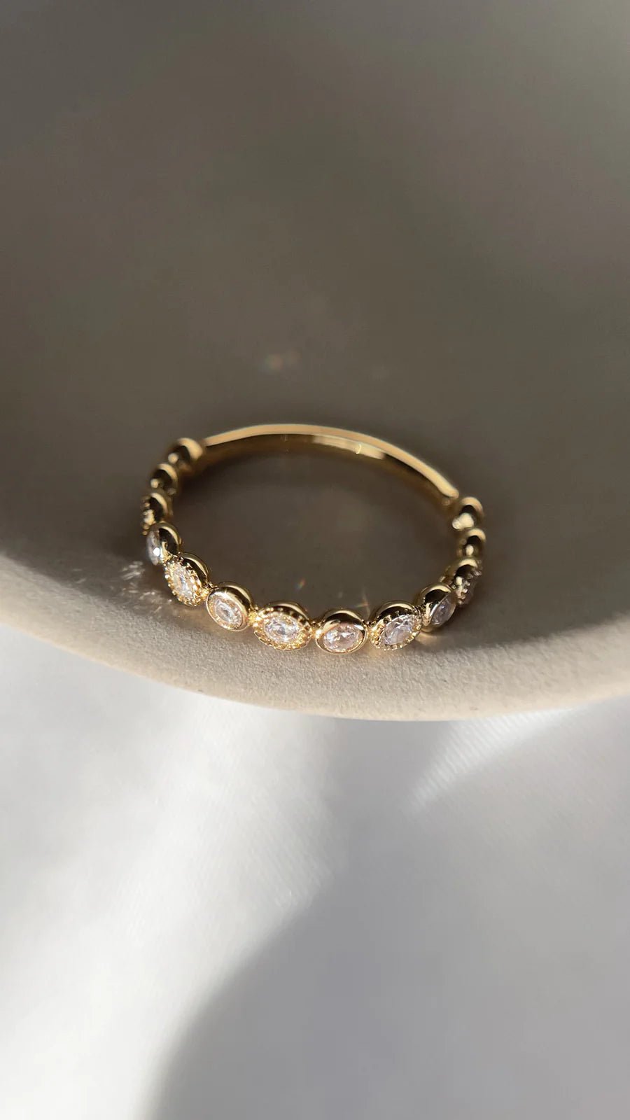 Tennis Ring - ARTSY SILVER