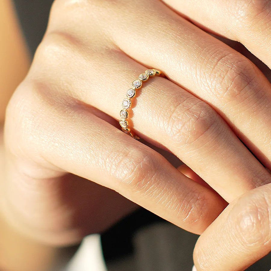 Tennis Ring - ARTSY SILVER