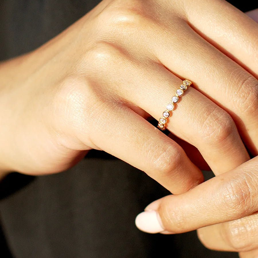 Tennis Ring - ARTSY SILVER