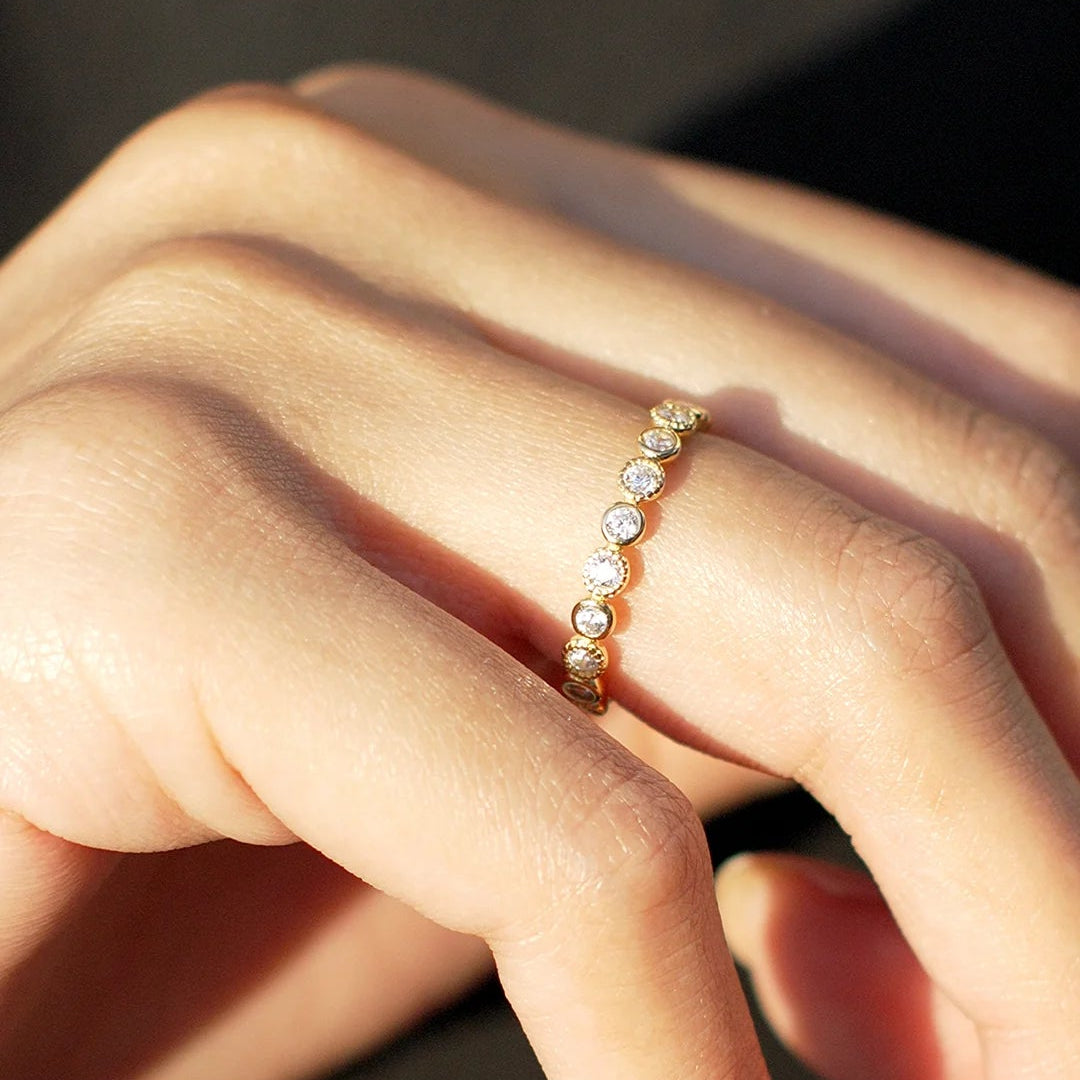 Tennis Ring - ARTSY SILVER