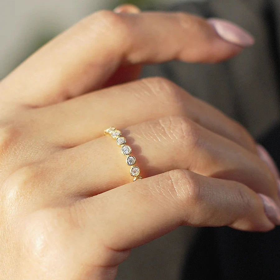 Tennis Ring - ARTSY SILVER