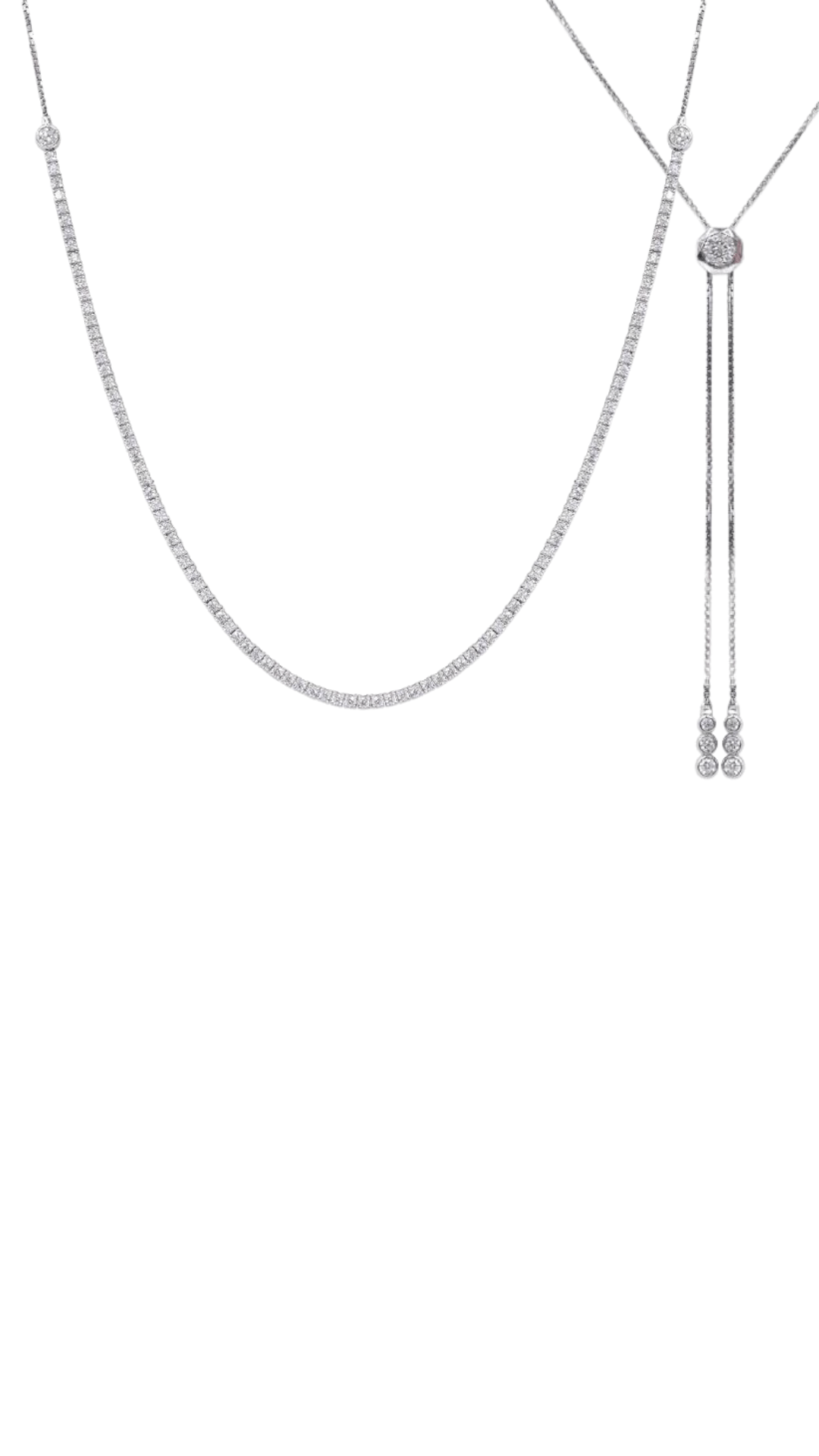 Tennis Choker 3mm - ARTSY SILVER