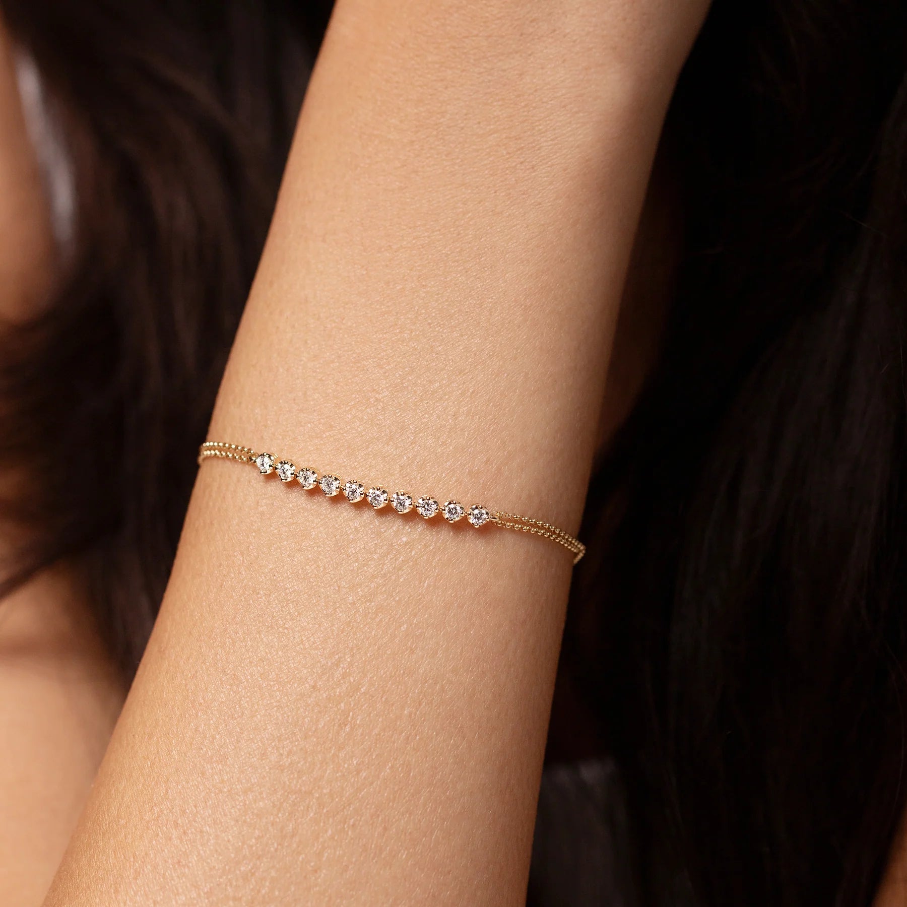 Your Go To Zircon Bracelet - ARTSY SILVER