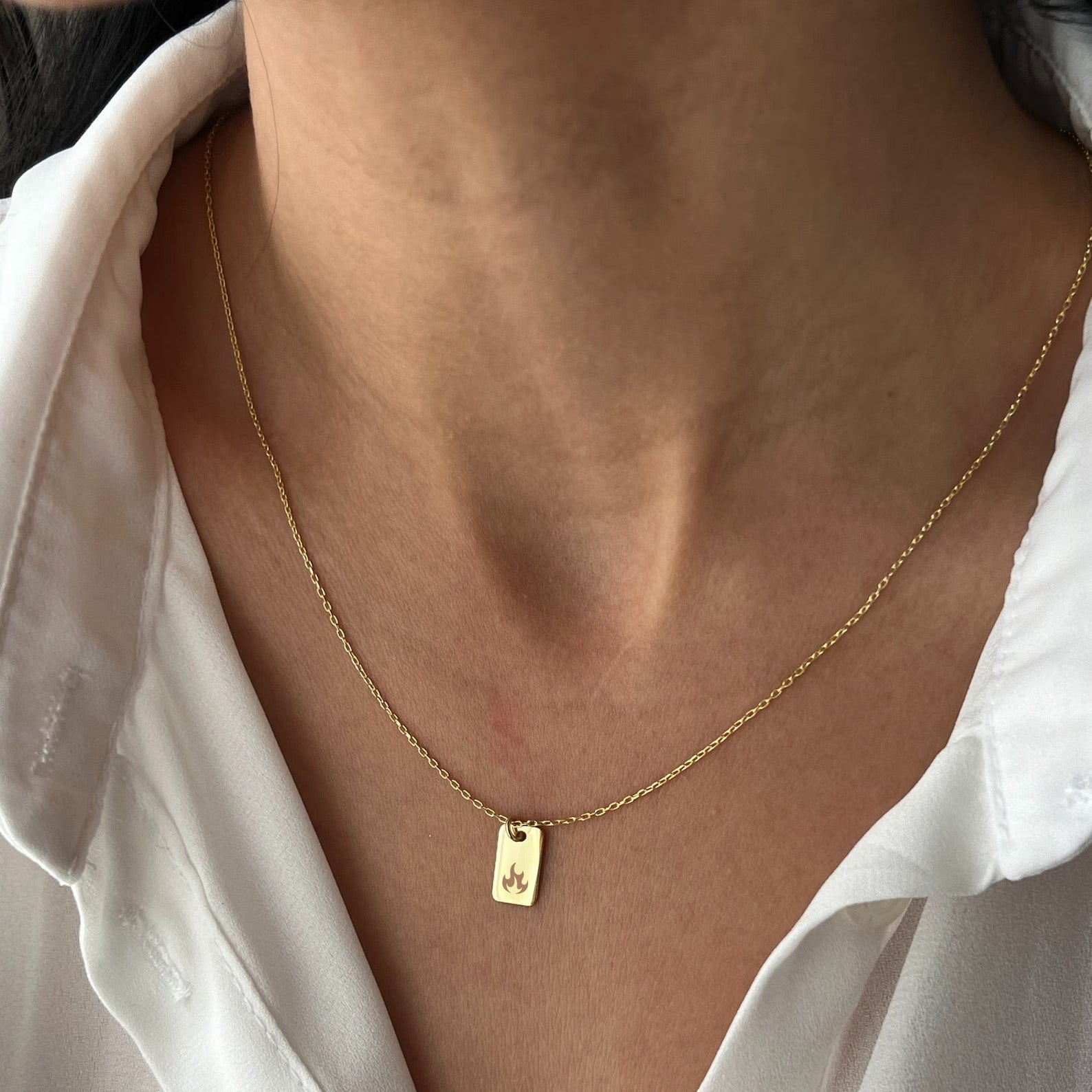 Too Hot To Handle Necklace - ARTSY SILVER