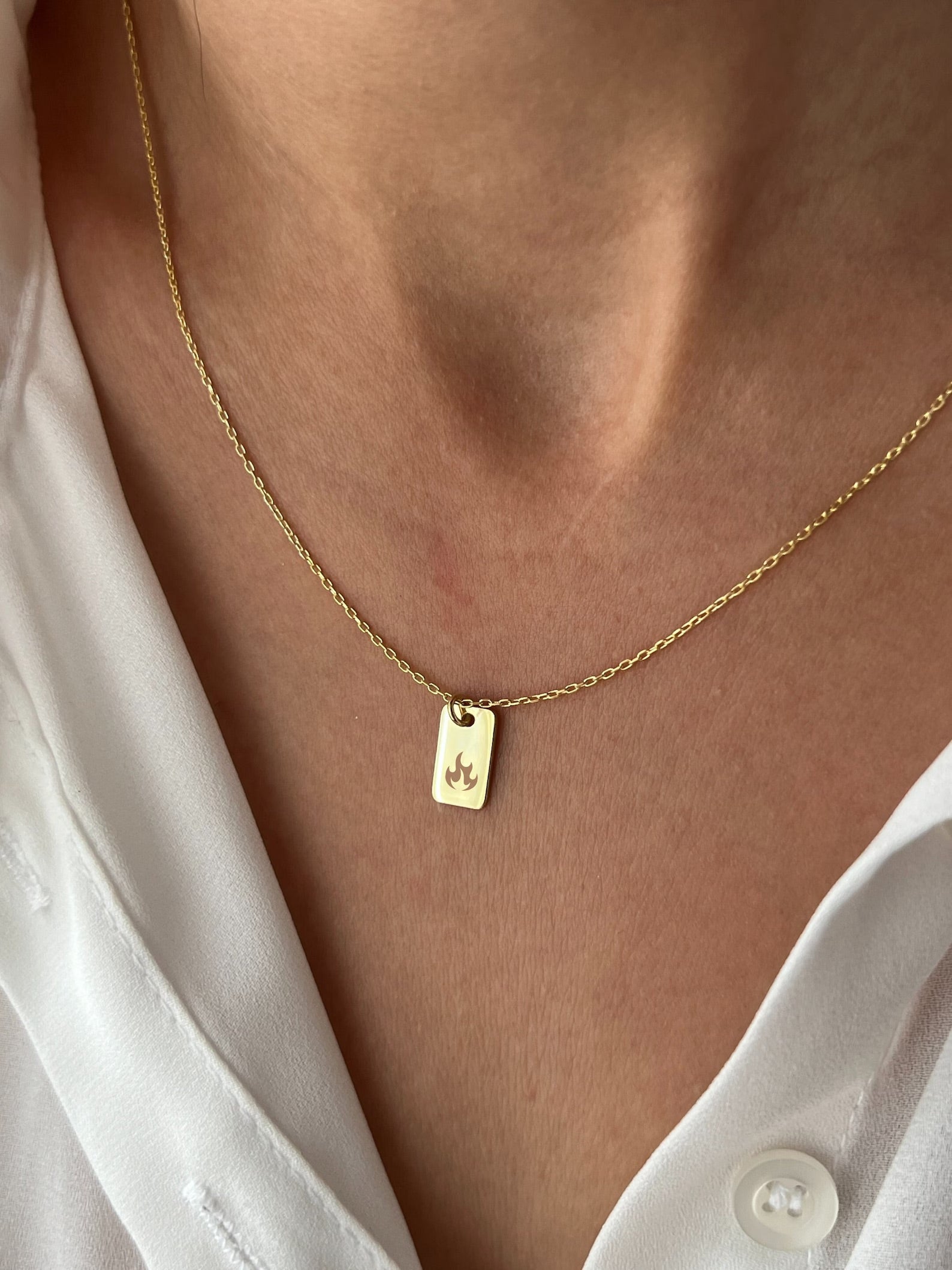 Too Hot To Handle Necklace - ARTSY SILVER