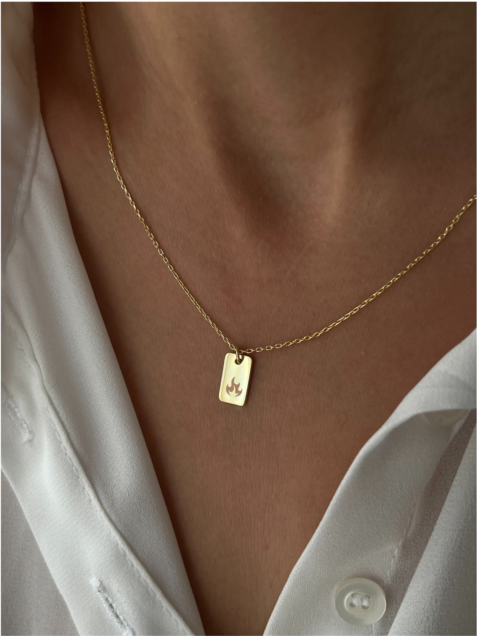 Too Hot To Handle Necklace - ARTSY SILVER