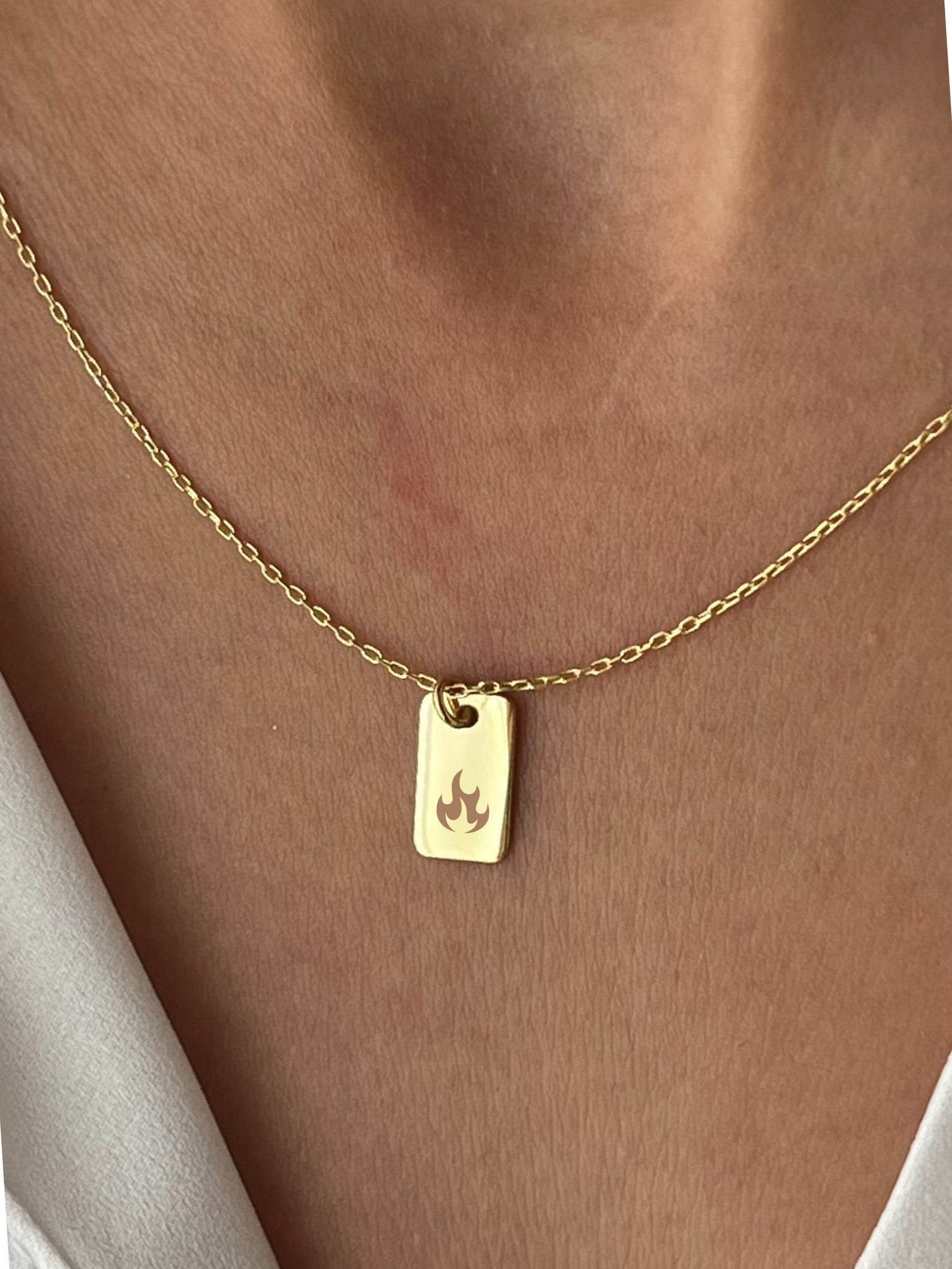 Too Hot To Handle Necklace - ARTSY SILVER