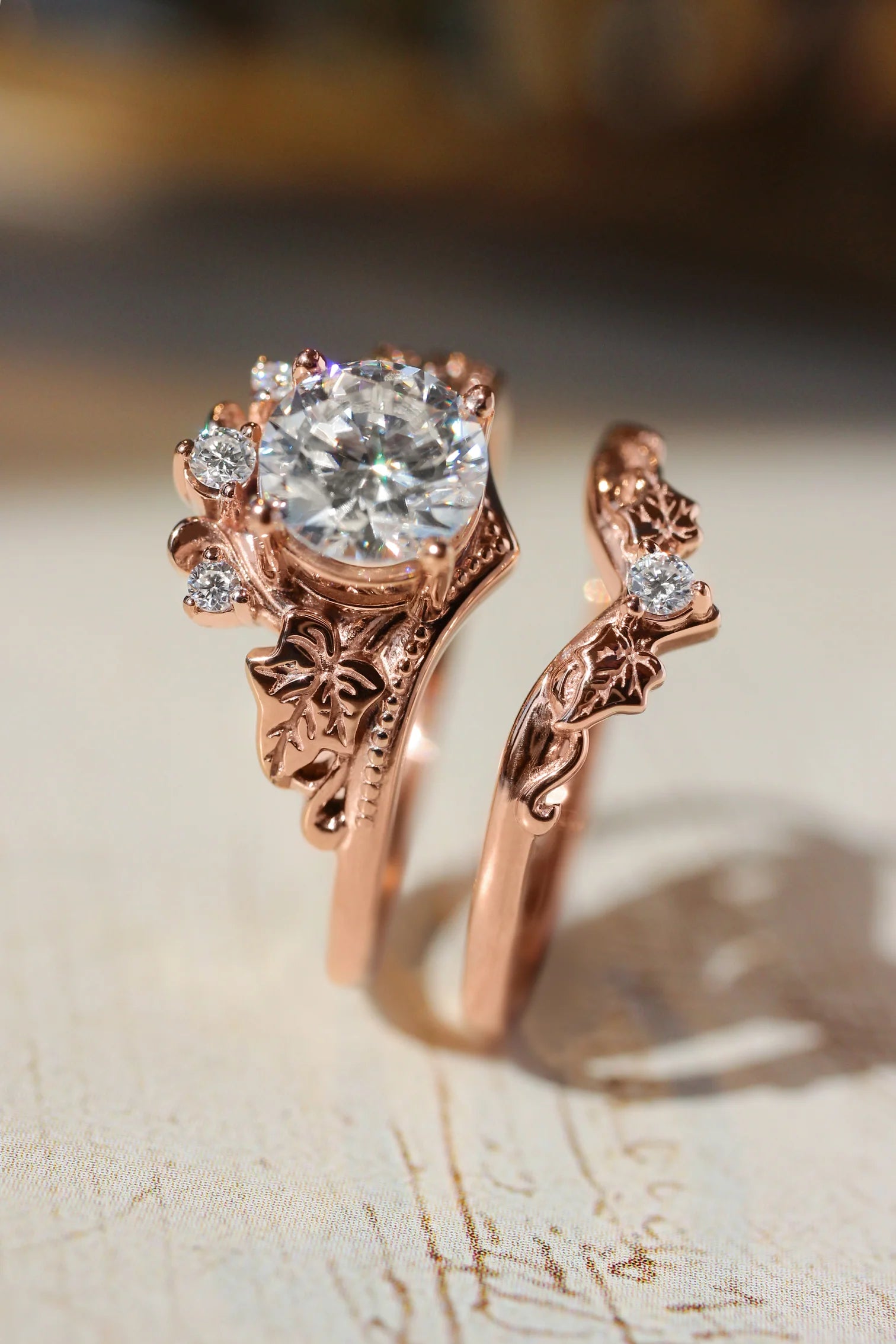 Victorian Art 2 Set Ring