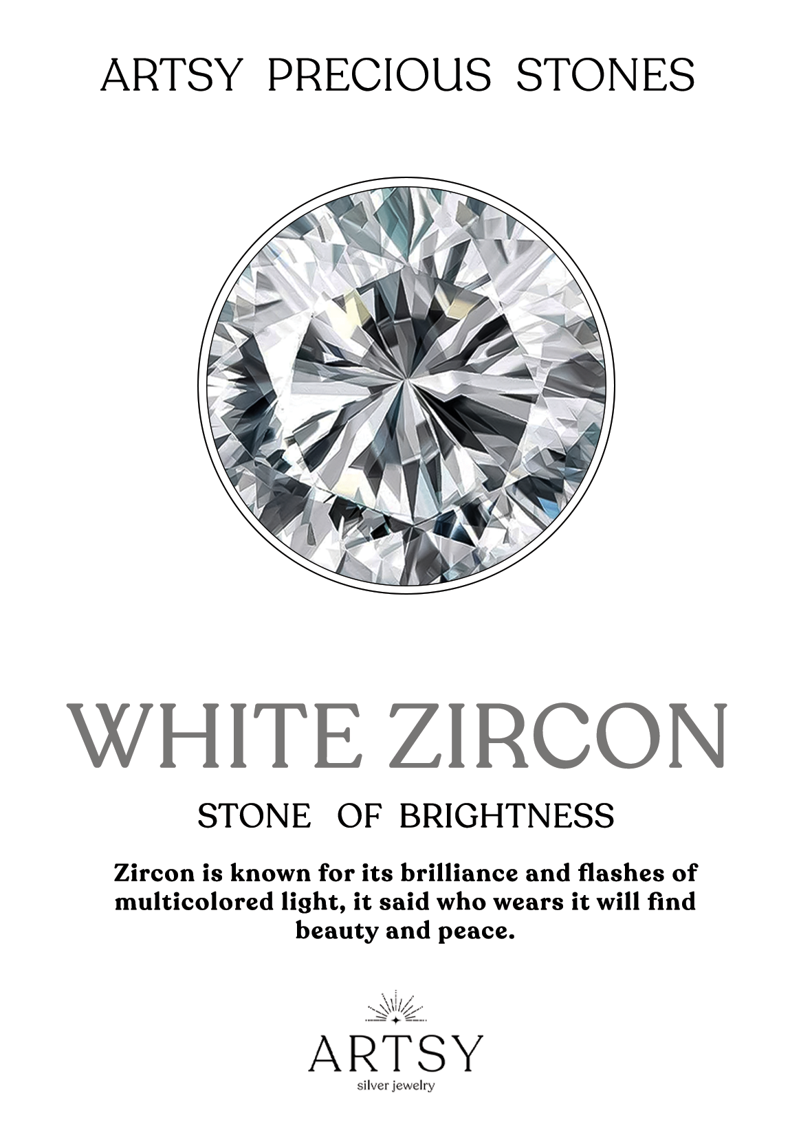 Panther Zircon Stone Necklace