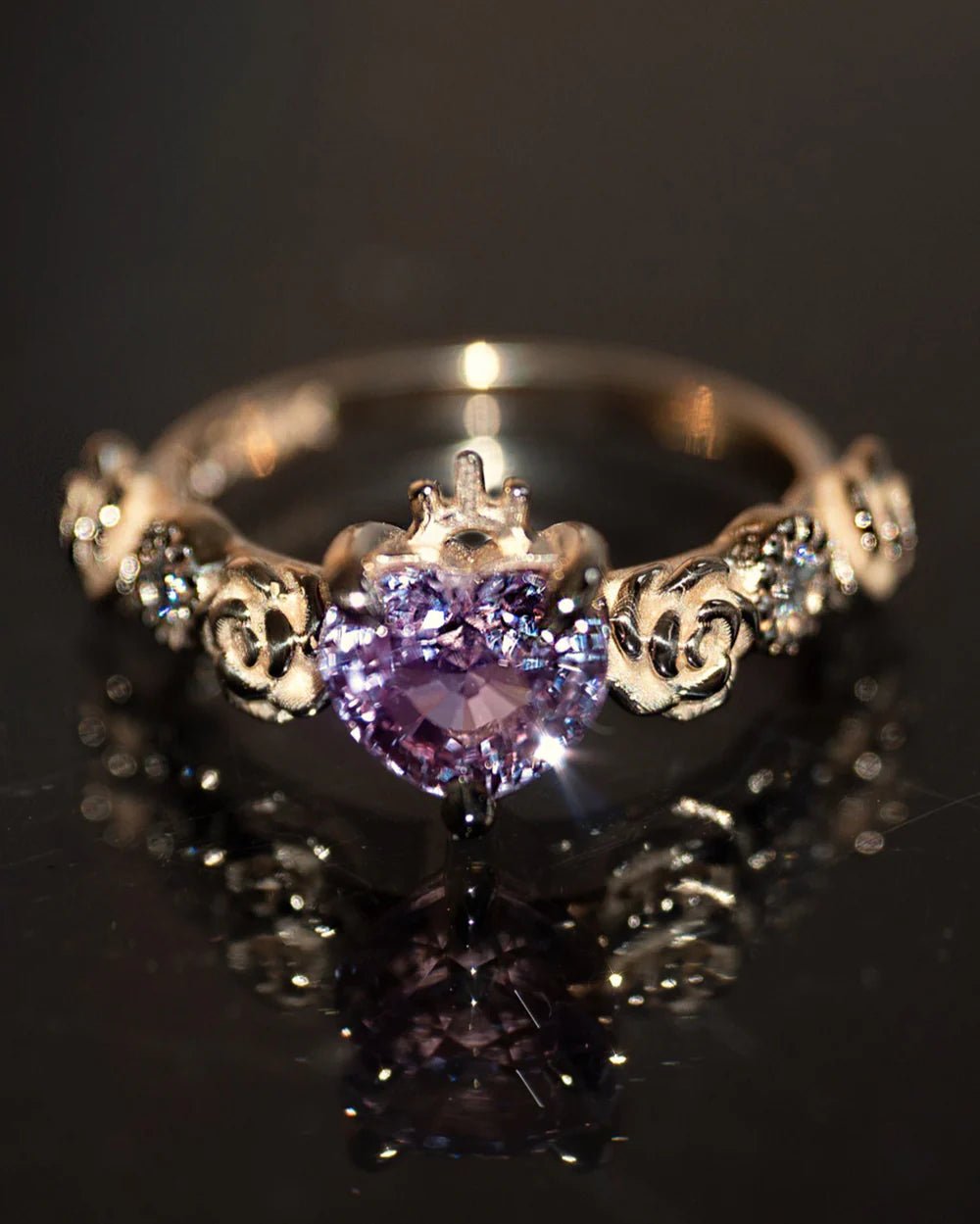 With All My Heart Ring - ARTSY SILVER