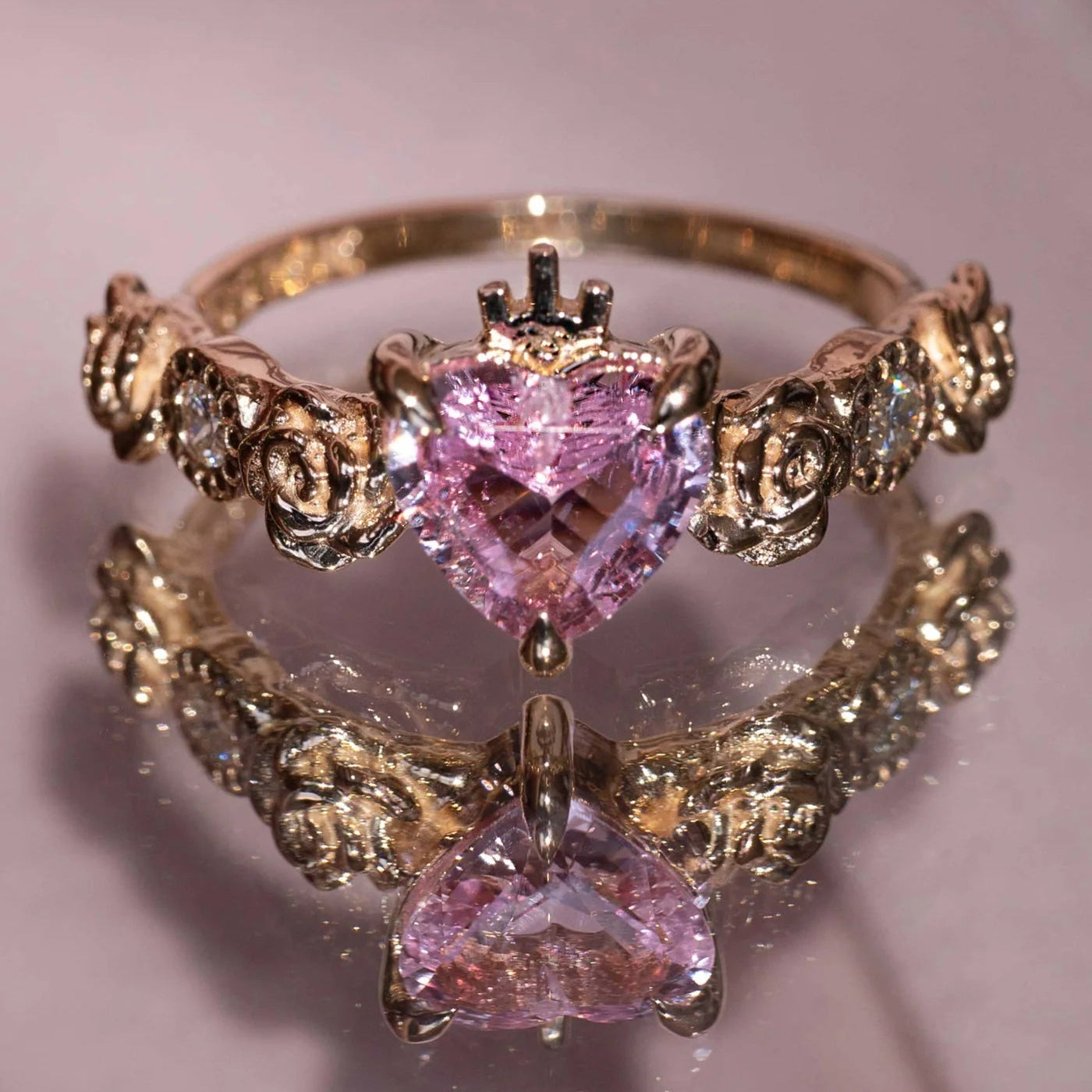 With All My Heart Ring - ARTSY SILVER