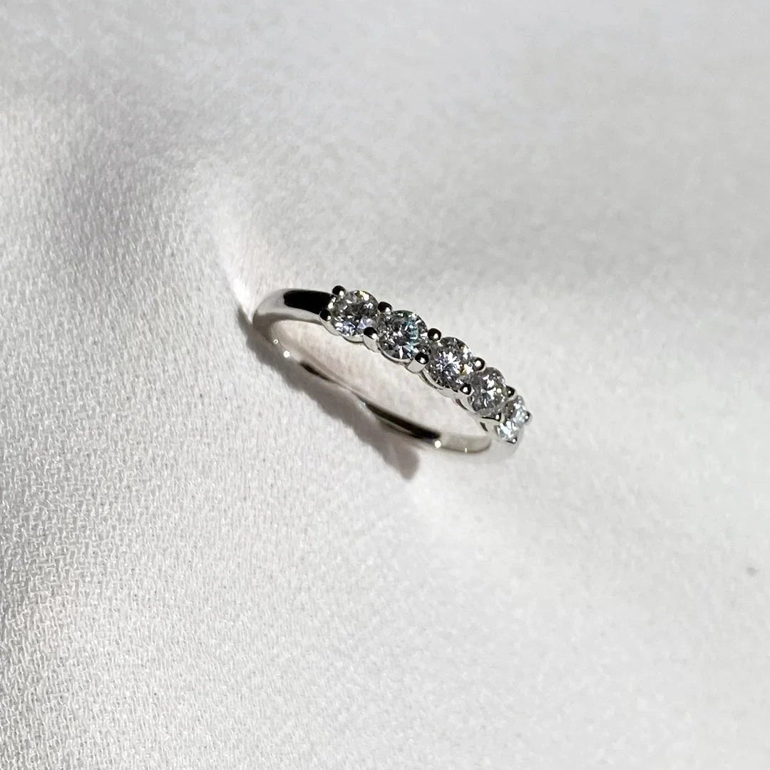 Infinity & Beyond Zircon Band - ARTSY SILVER