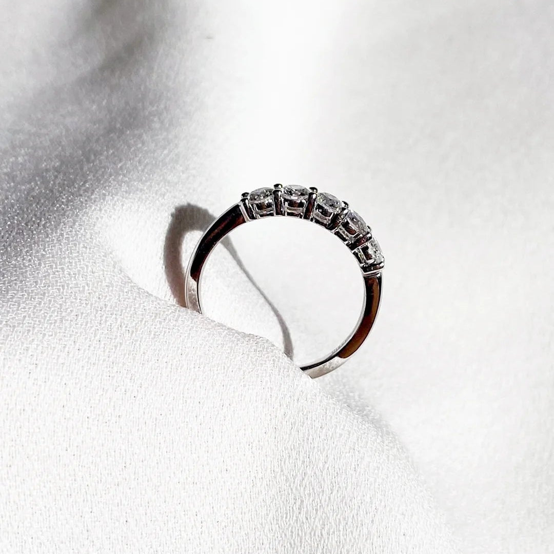 Infinity & Beyond Zircon Band - ARTSY SILVER