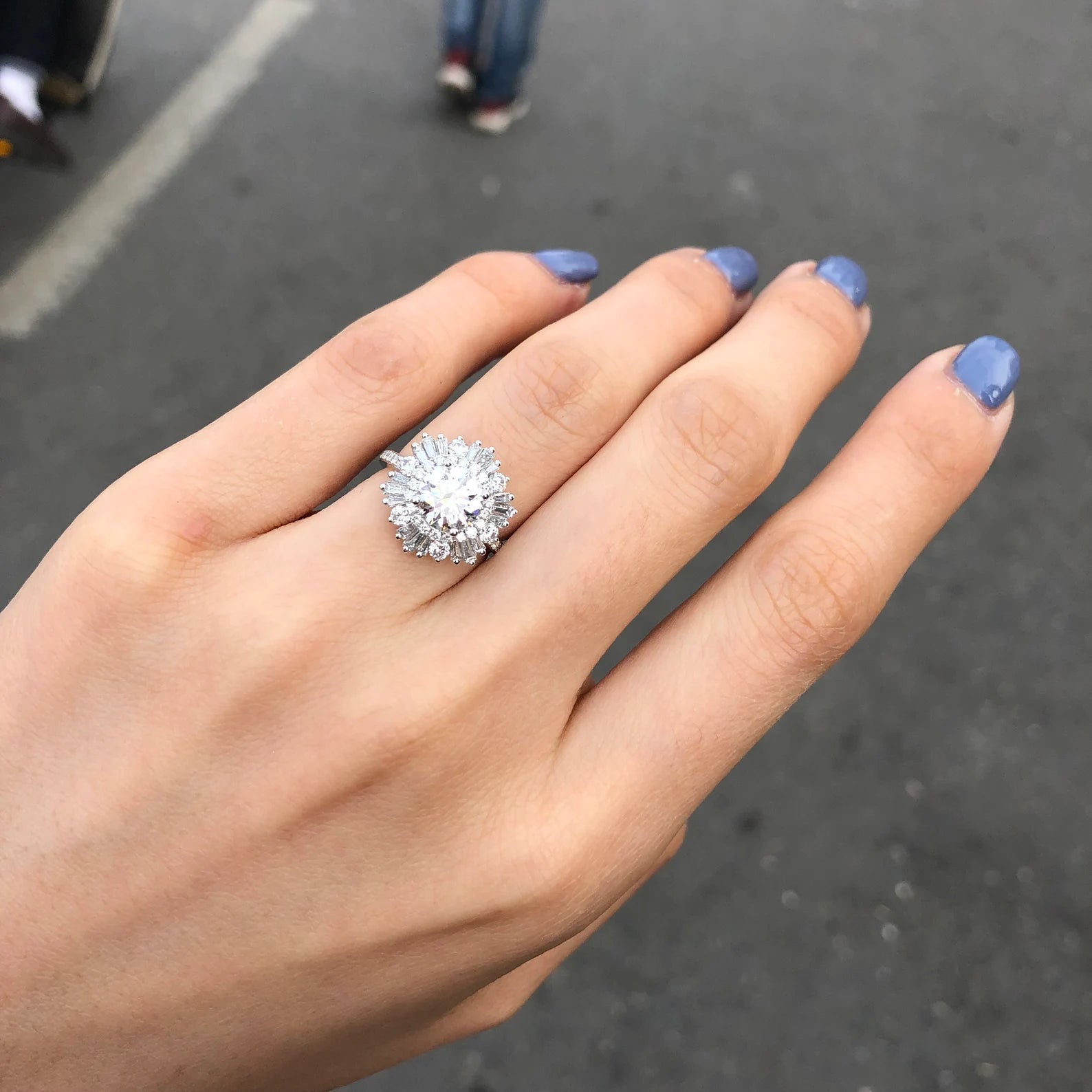 Moissanite Ring