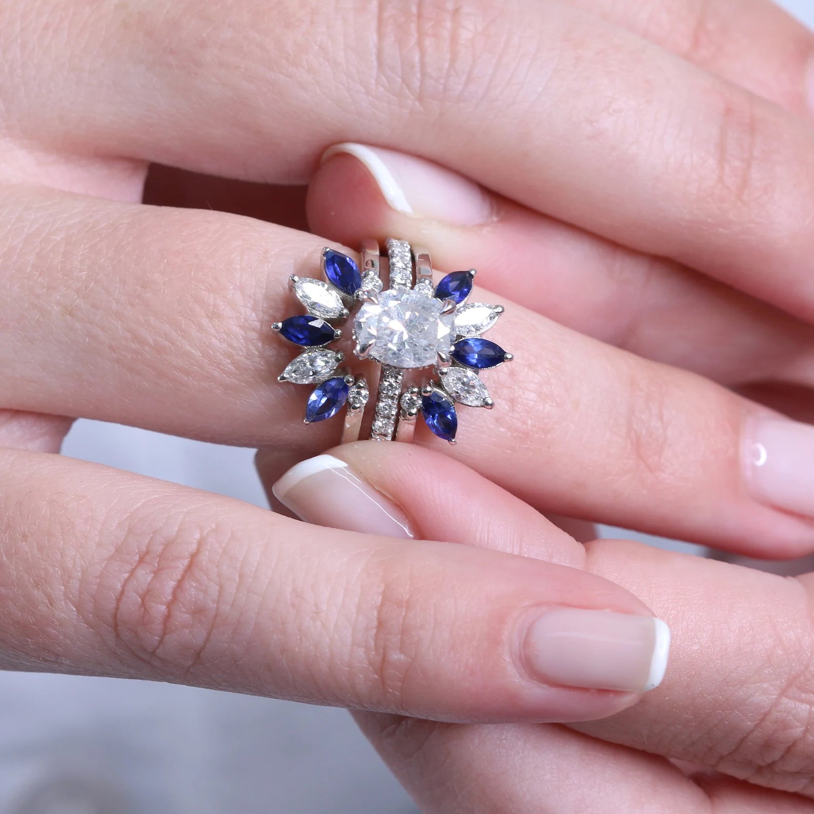 Oval Enhancer 3 Set Ring