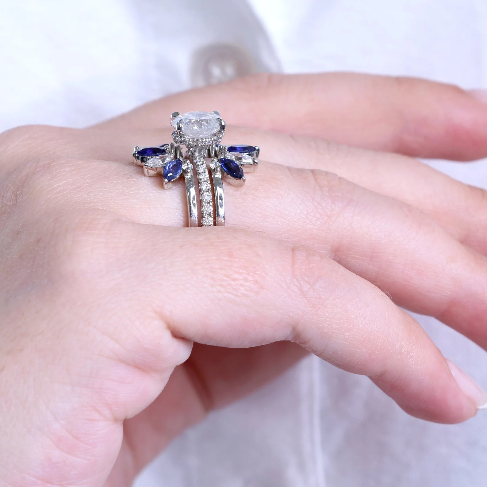 Oval Enhancer 3 Set Ring