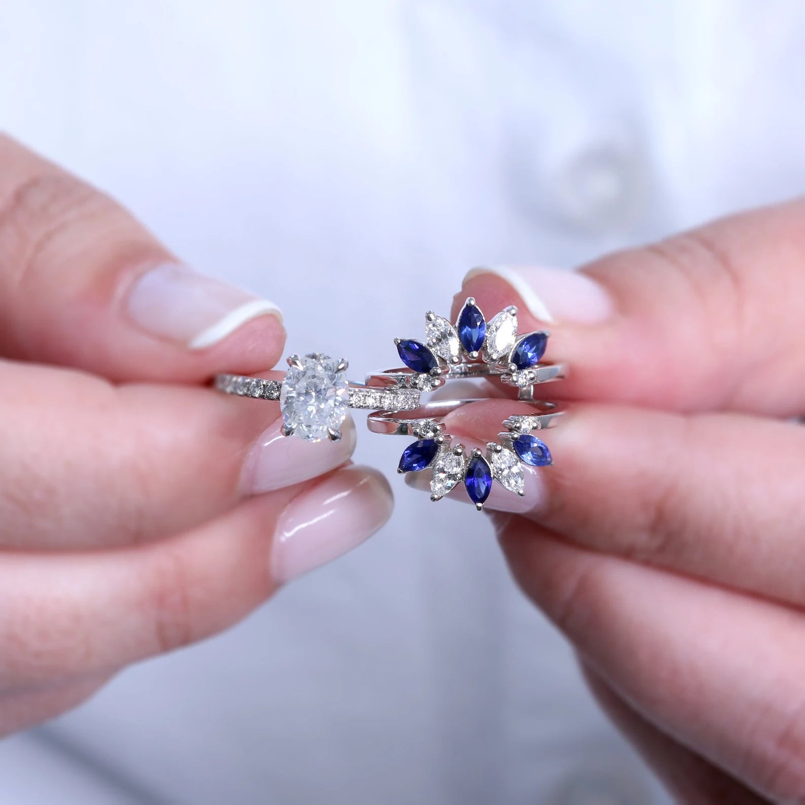 Oval Enhancer 3 Set Ring