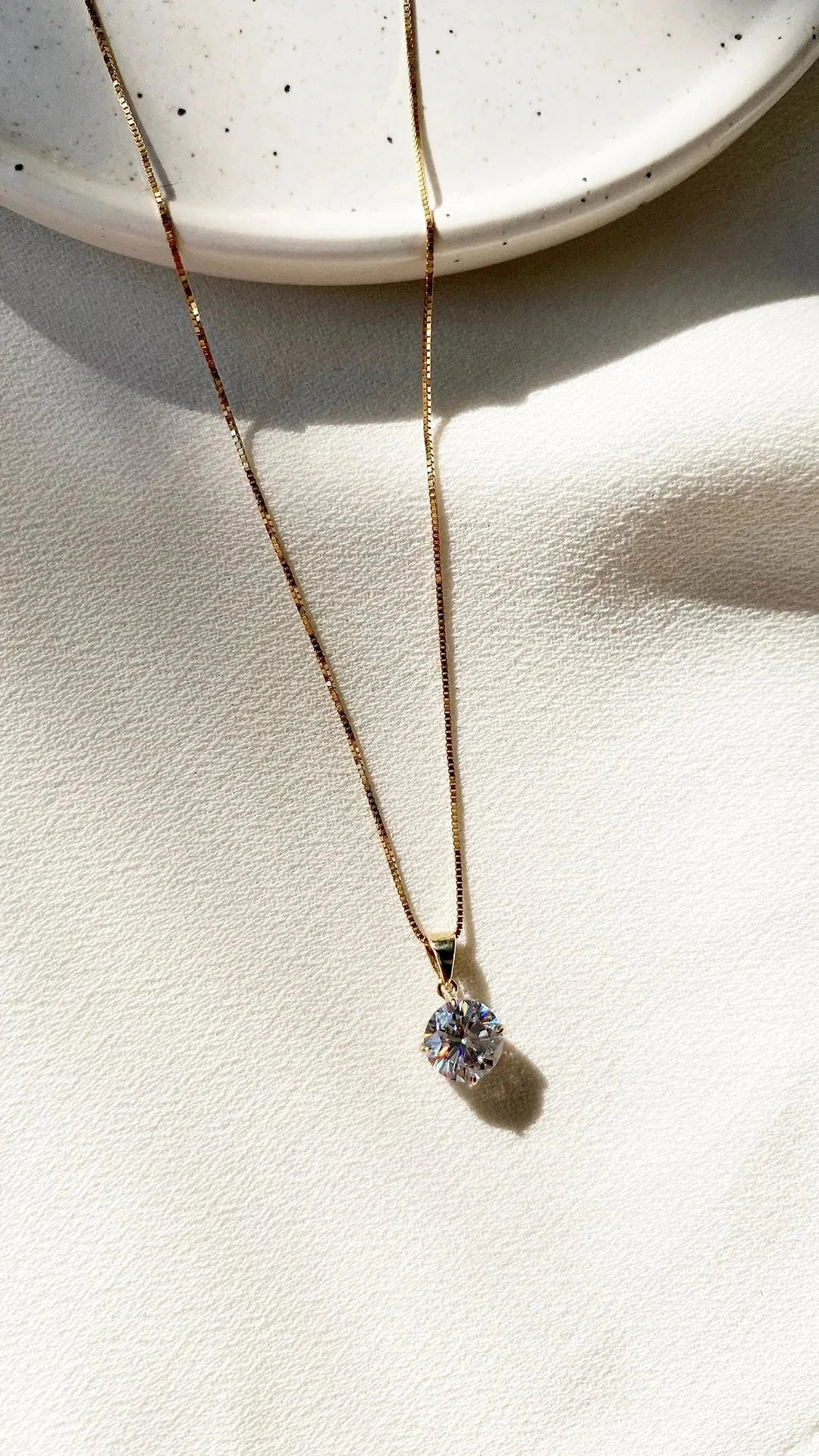 Sigma Girl Zircon Necklace - ARTSY SILVER