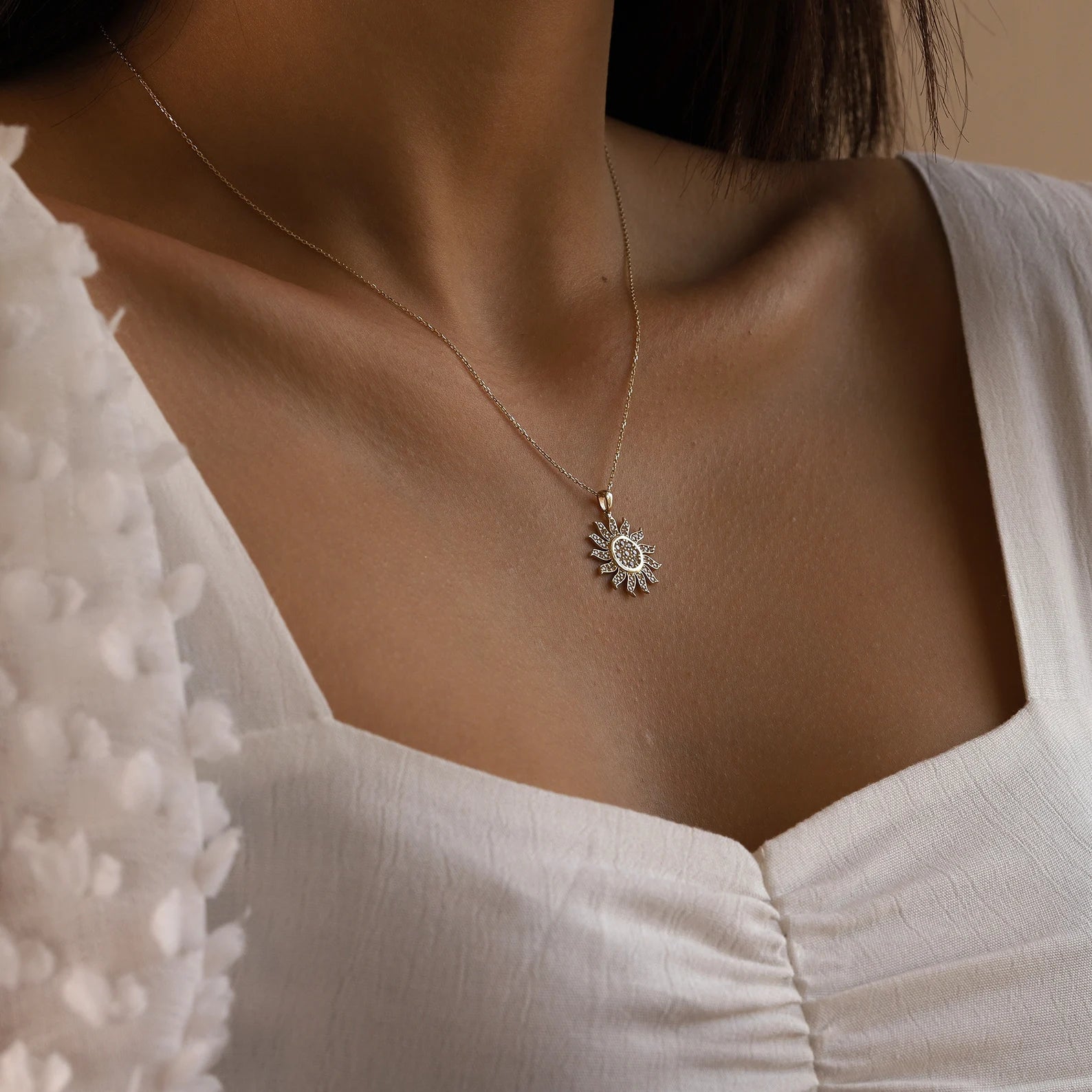 Sun Celestial Necklace - ARTSY SILVER