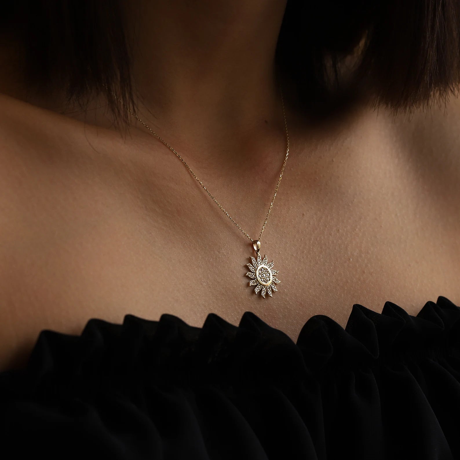 Sun Celestial Necklace - ARTSY SILVER