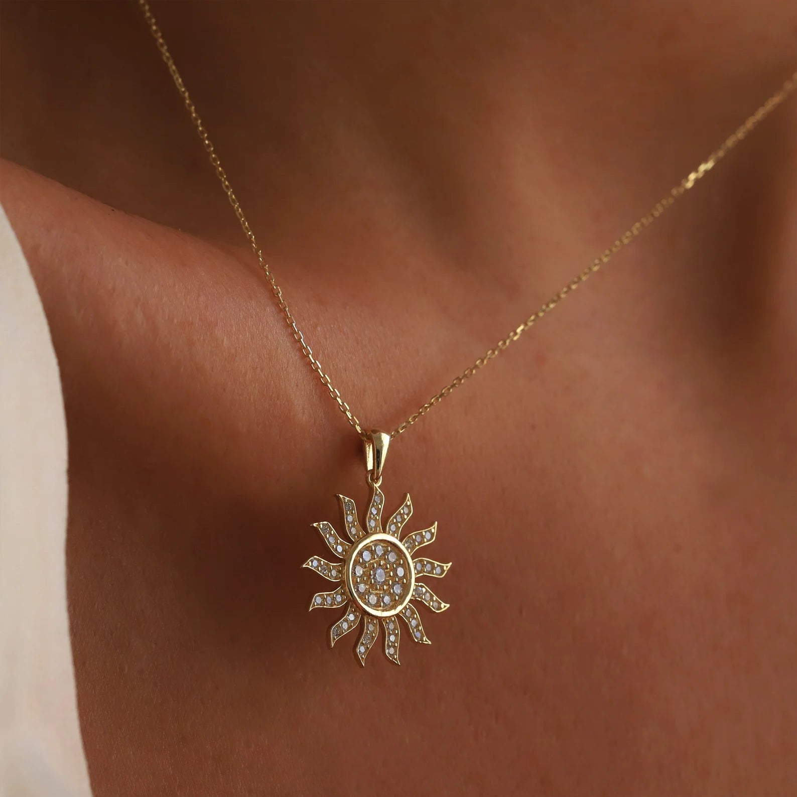 Sun Celestial Necklace - ARTSY SILVER
