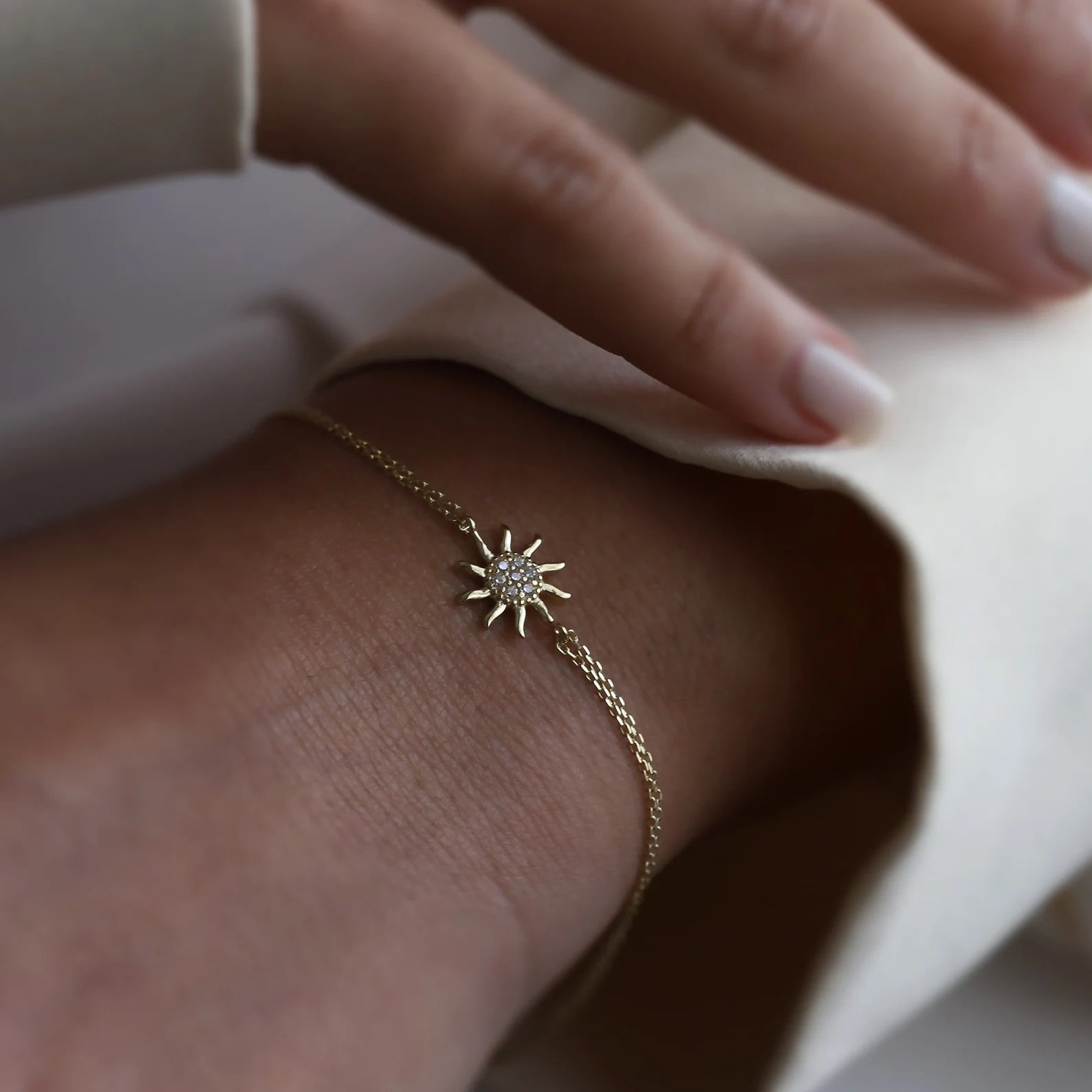 Sun Bracelet Gold Plating - ARTSY SILVER