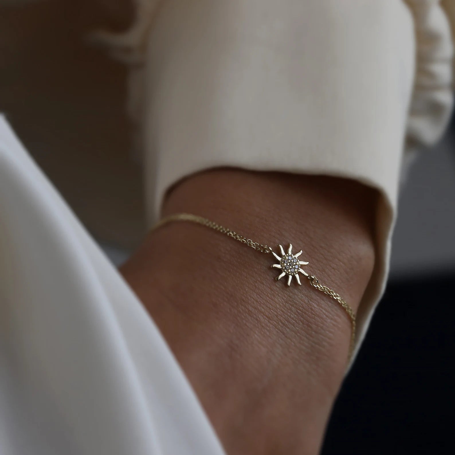 Sun Bracelet Gold Plating - ARTSY SILVER