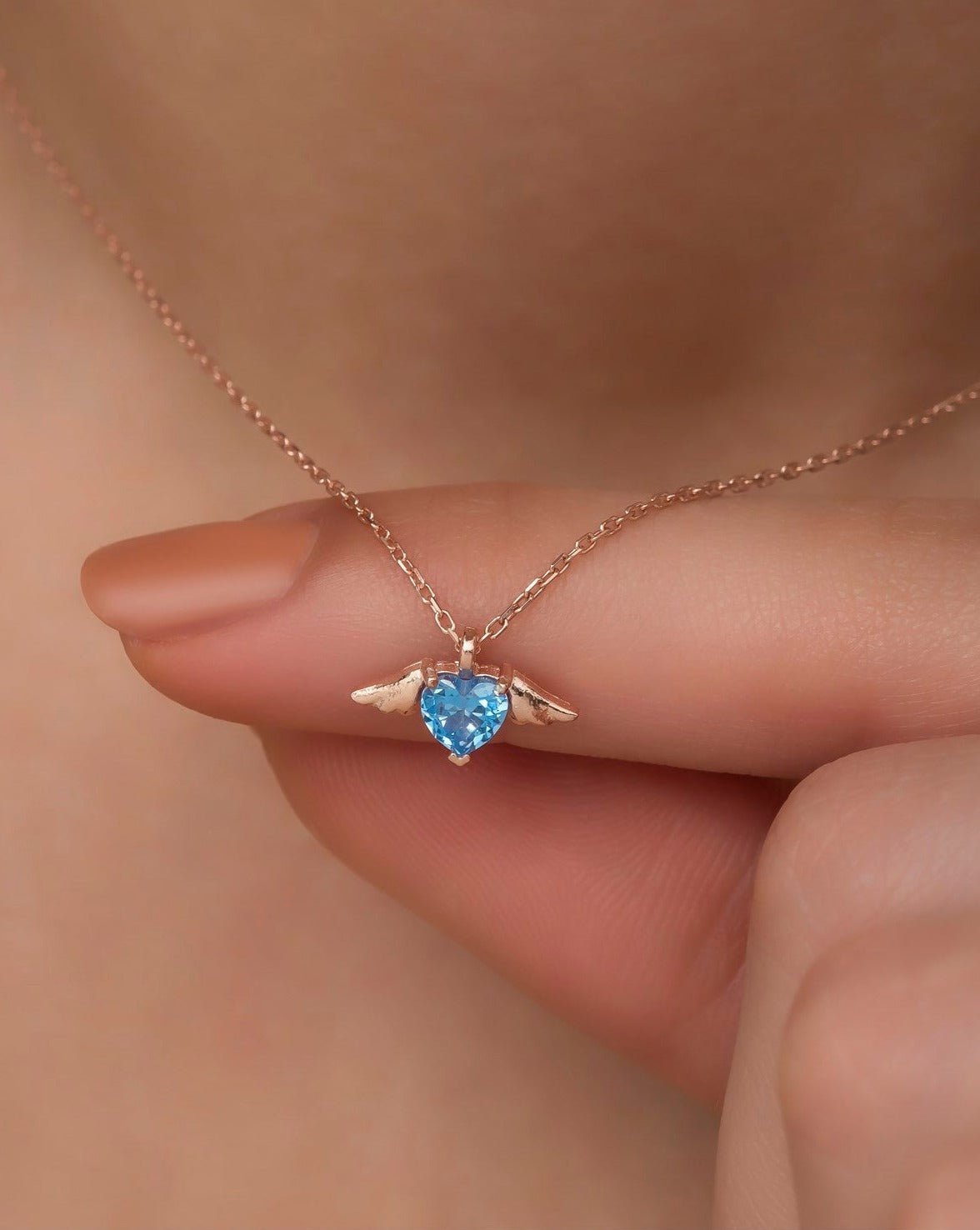 Fly Me To The Moon Heart Necklace - ARTSY SILVER