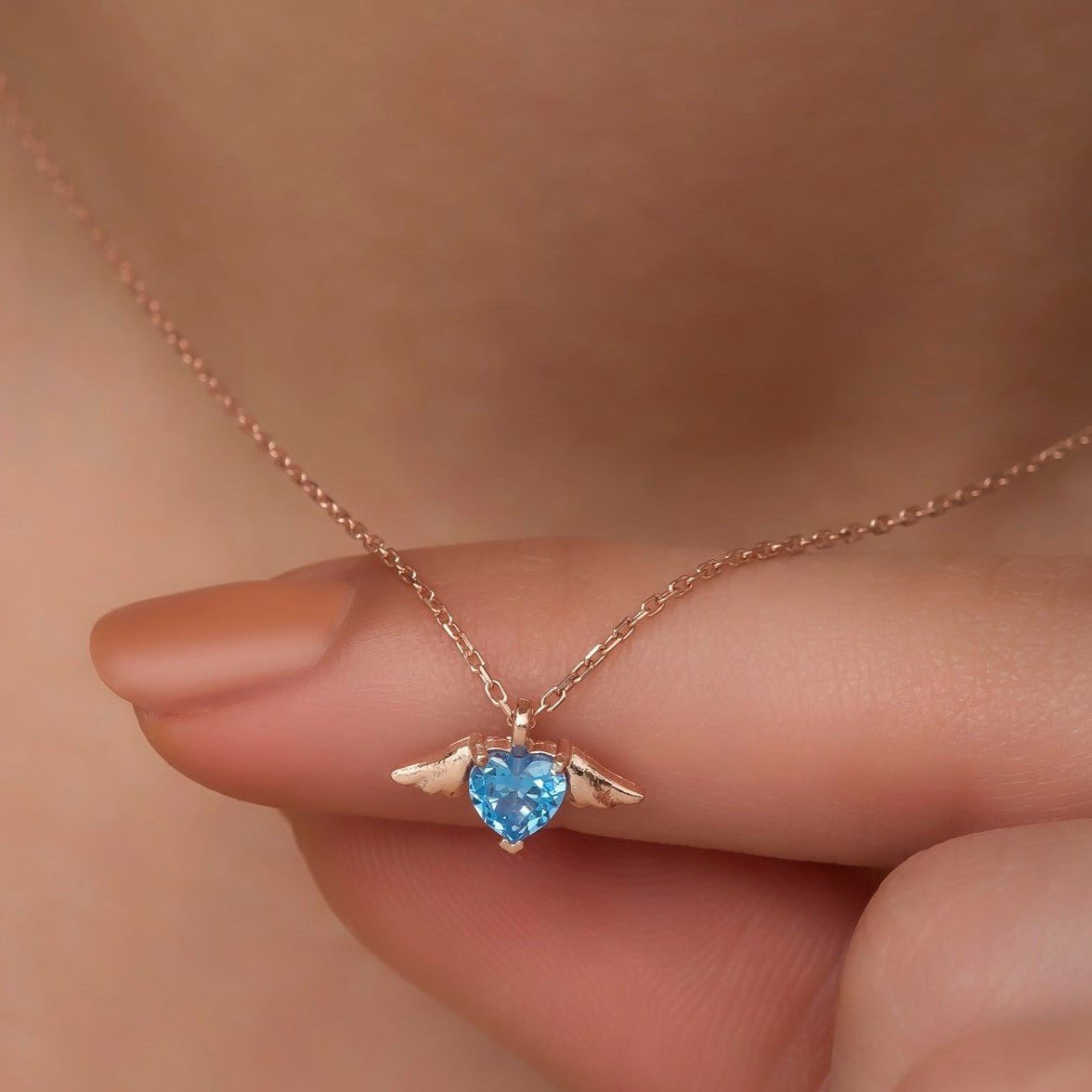 Fly Me To The Moon Heart Necklace - ARTSY SILVER