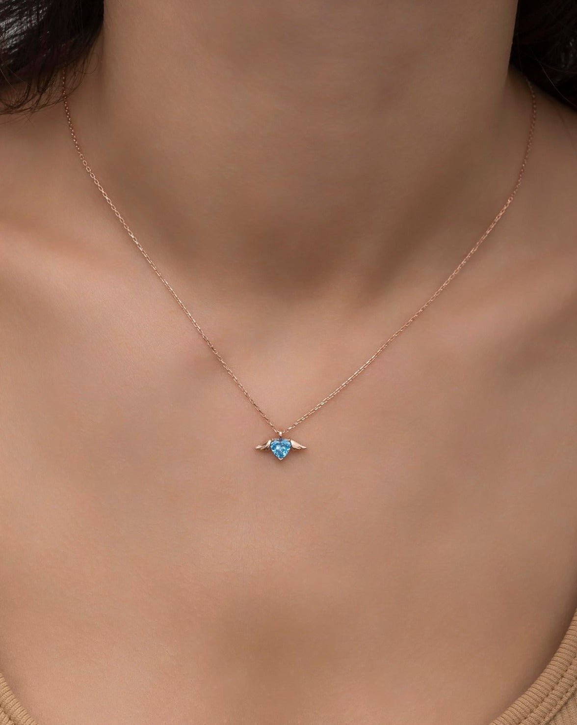 Fly Me To The Moon Heart Necklace - ARTSY SILVER