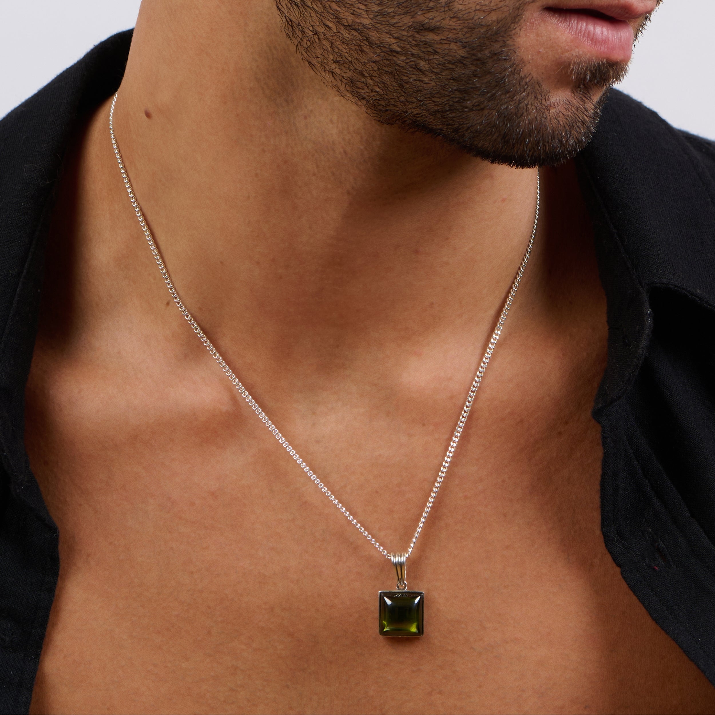 Olive Square Pendant