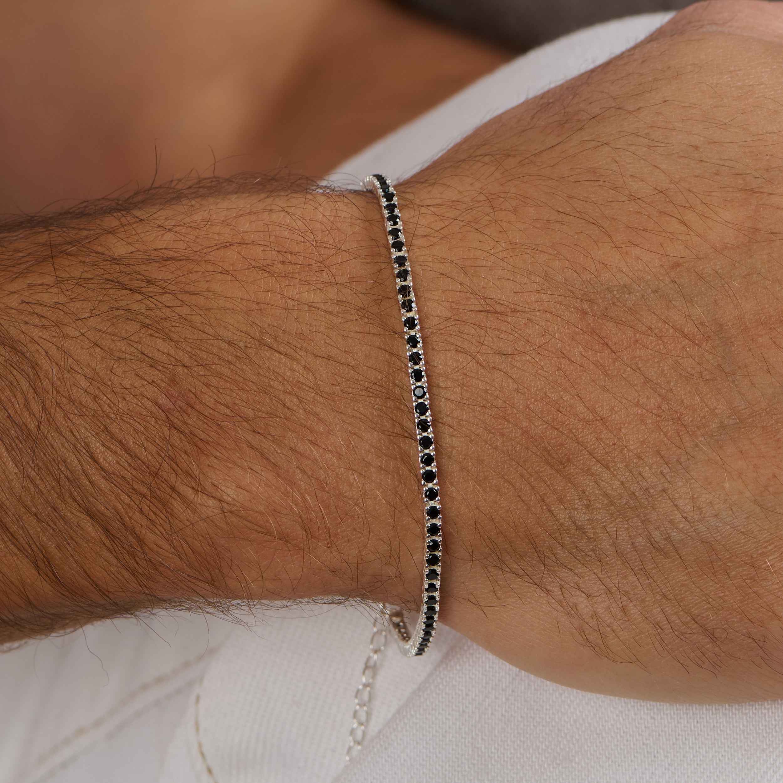 2mm Black Men’s Bracelet