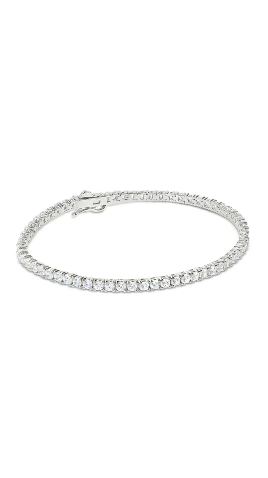 3mm Tennis Bracelet Silver