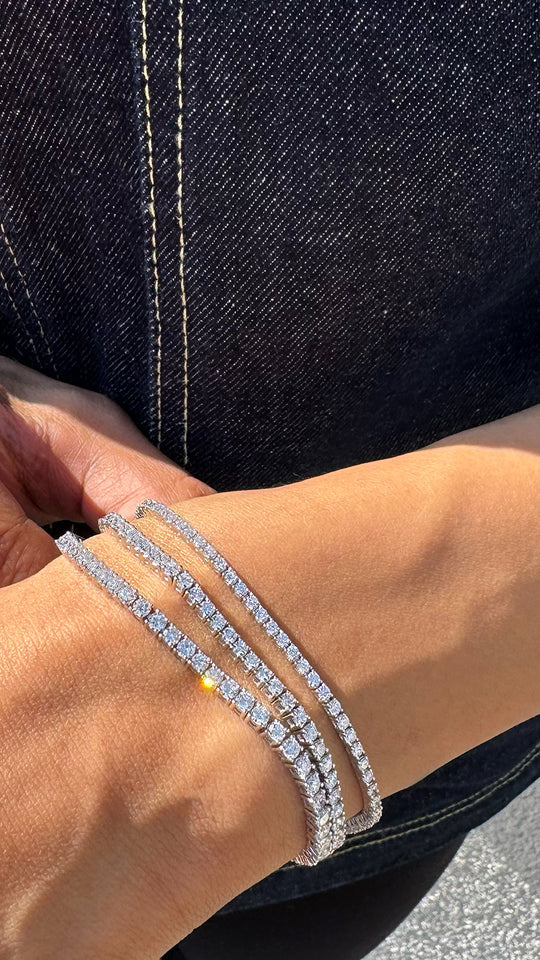 3mm Tennis Bracelet Silver