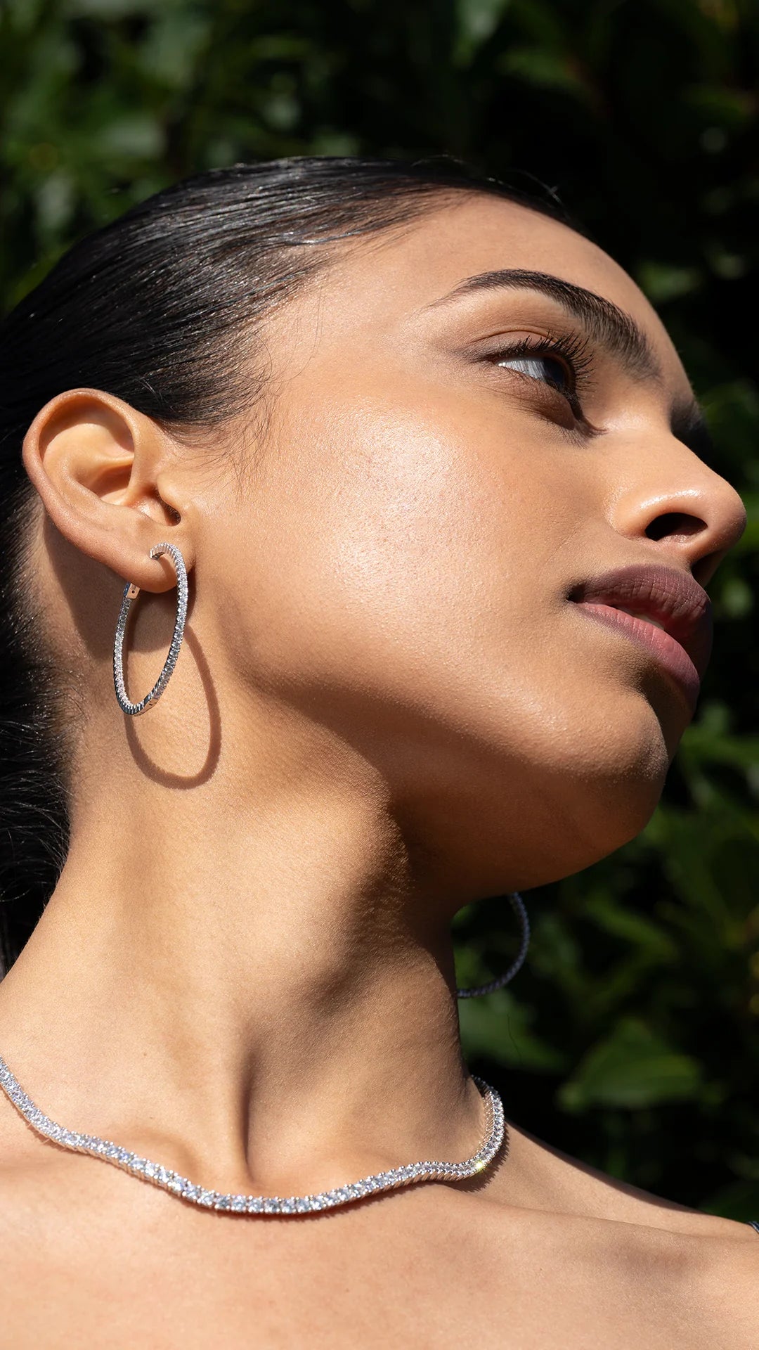 3mm Tennis Necklace Silver - ARTSY SILVER