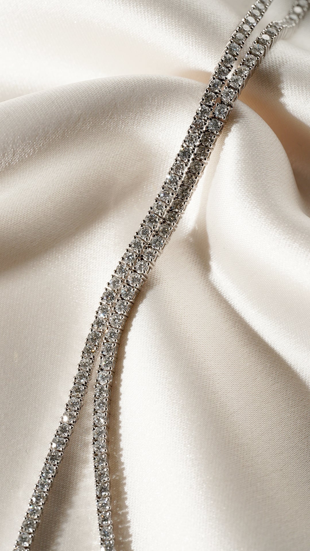 3mm Tennis Necklace Silver - ARTSY SILVER