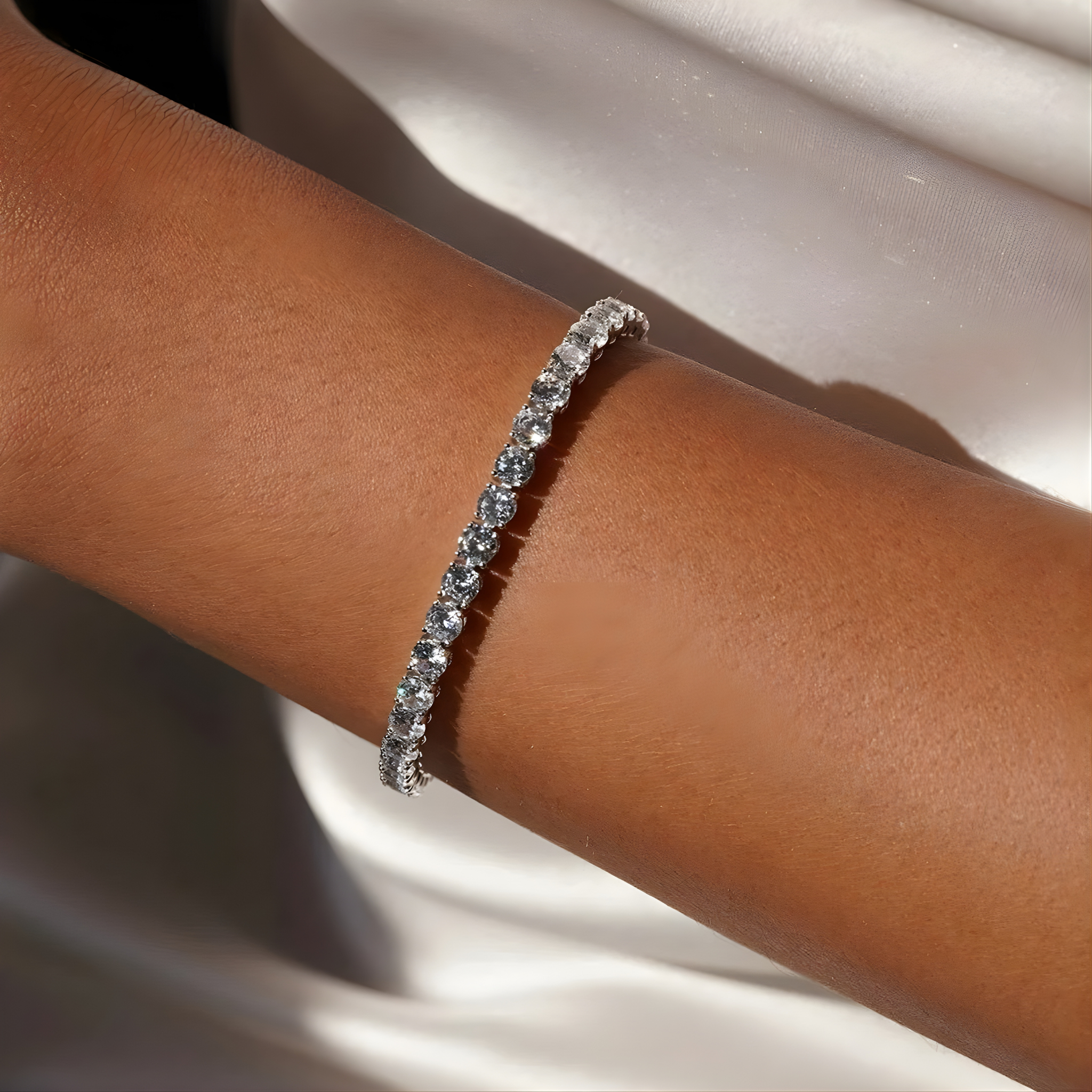 4mm Tennis Bracelet Silver