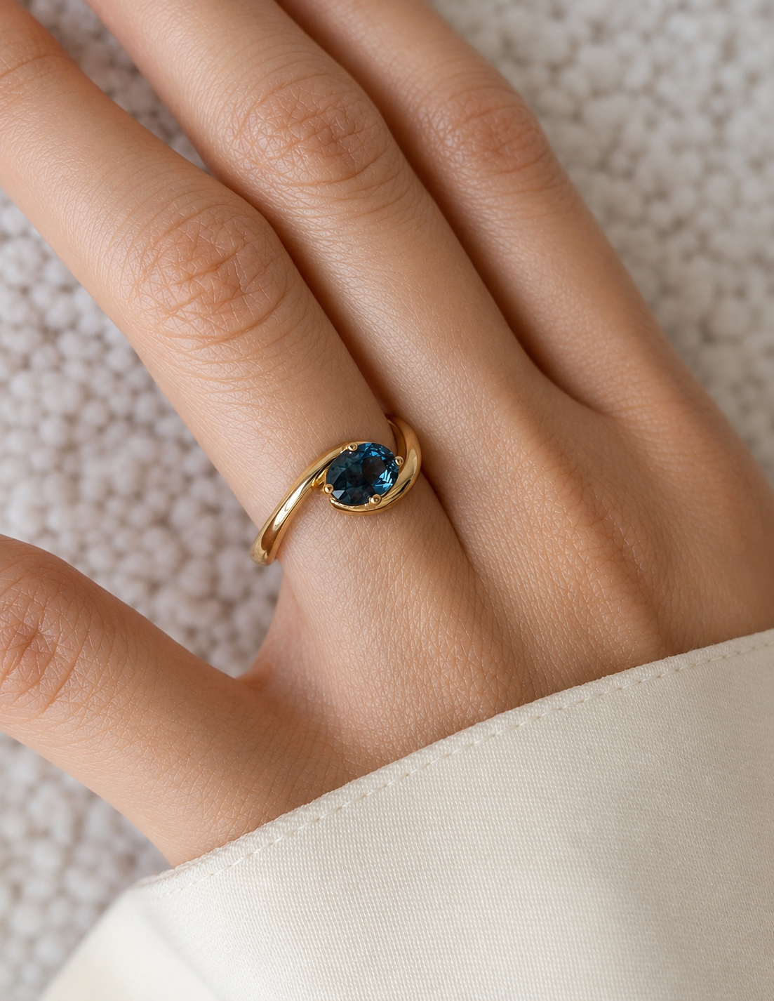 Sapphire Oval Ring